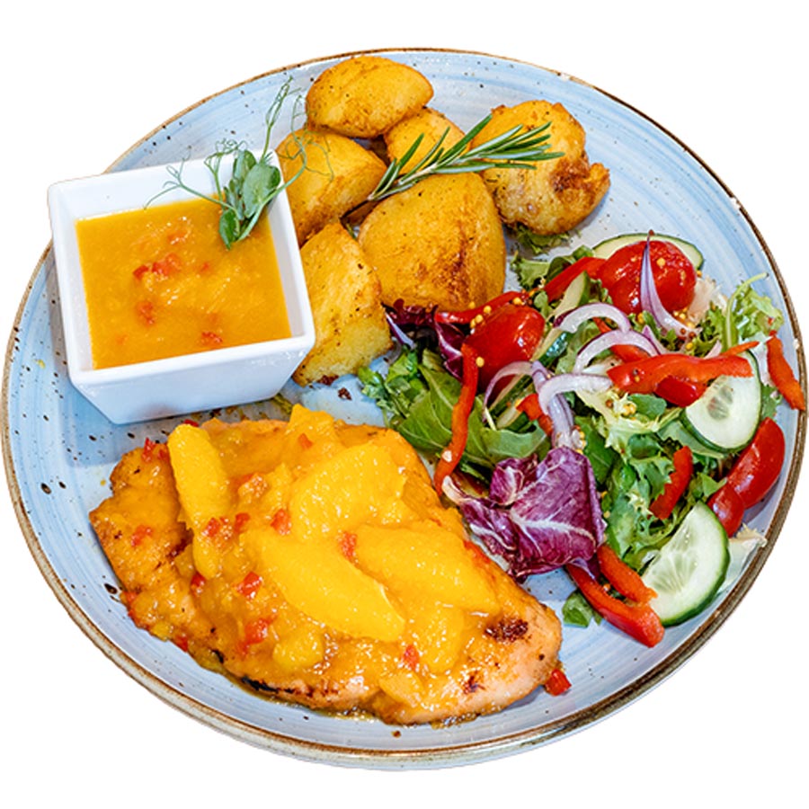 Filet z kurczaka w pomarańczach